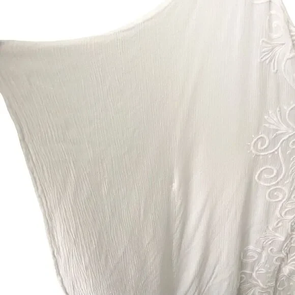 Lilly Pulitzer Mella Maxi Coverup In Resort White in Size S/M - Picture 7 of 11